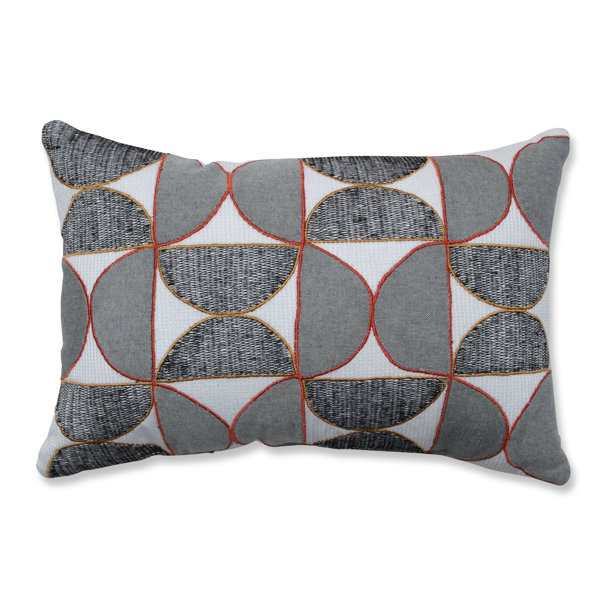 Corrigan Studio® Claiborne HalfCircle Outline Cotton Lumbar Pillow